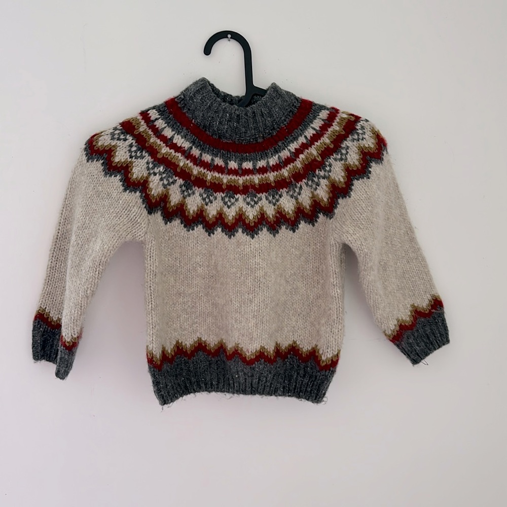 Zara kids sweater toddler size 3-4Y